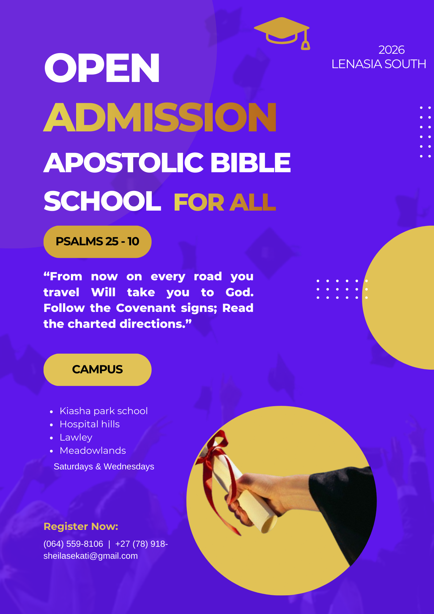 Bible School Flyer